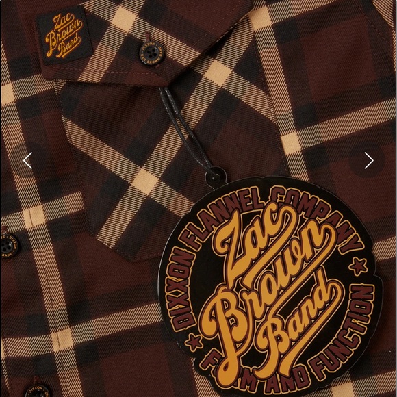 Dixxon Zac Brown band flannel BNIB - Picture 6 of 9